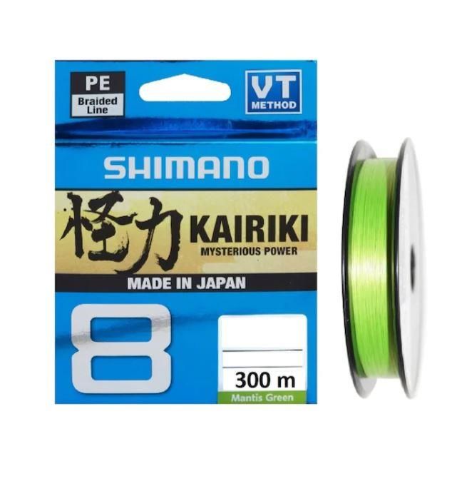 Yeni Shimano Kairiki 8 300mt Mantis Green 0.20mm/17.1kg