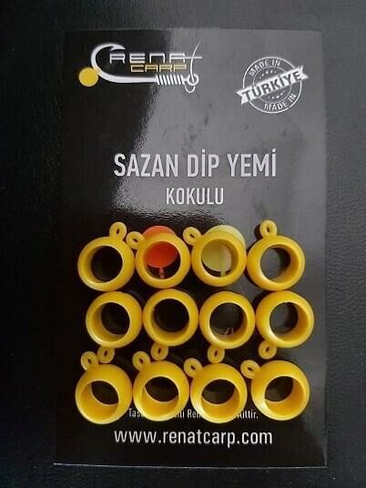 Dip Sazan Yemi 10mm Sarı Boncuk (20'li Paket)