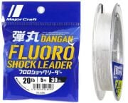 Major Craft Dangan Fluoro Shock Leader DFL-5/0.37mm./20Lb/9.1kg/30mt