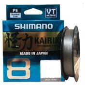 Yeni Shimano Kairiki 8 150m Steel Gray 0.060mm/5.3kg