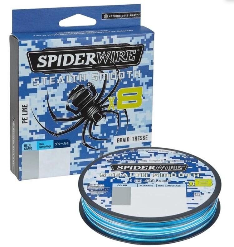 Spider Wire Stealth Smooth8 x8 Pe Braid 150m Blue Camo Örgü İp 0.13mm