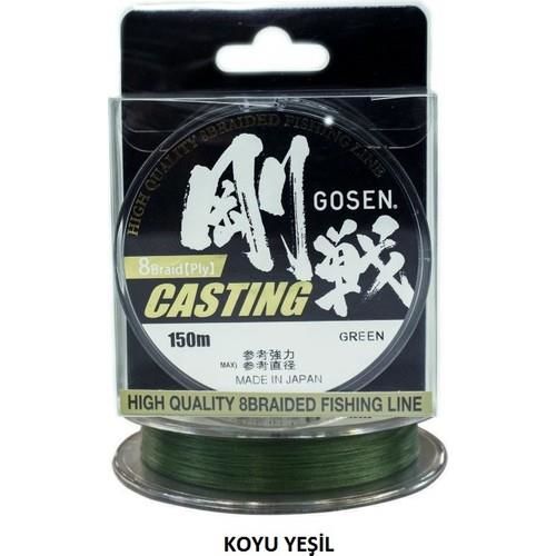 Gosen W8 Casting Yeşil 150mt İp Misina