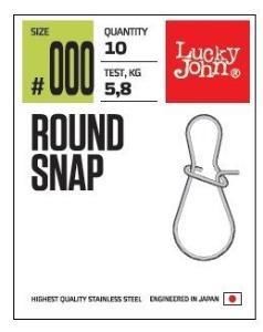 Lucky John 5113 Round Snap 000 LRF Klipsi
