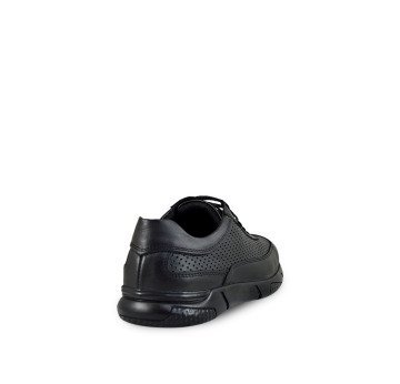 Oks Gepard OKS-616 Siyah Deri Spor Ayakkabı