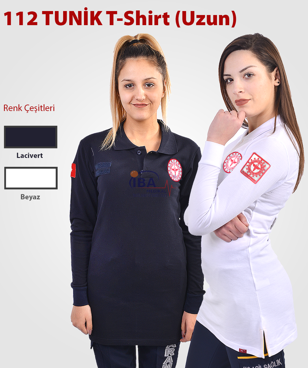 112 TUNİK LAKOST T-Shirt (Uzun)