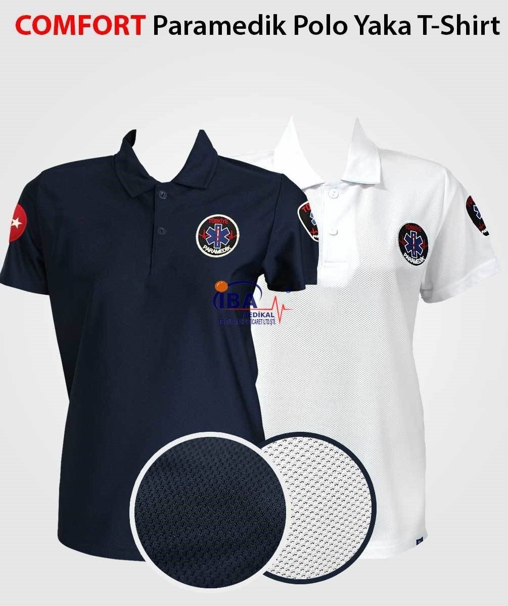 COMFORT Polo Yaka Kısa Kol Paramedik T-Shirt