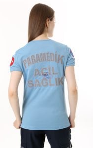 İ-SPORTİVE V Yaka Kısa Kol Paramedik Spor T-Shirt