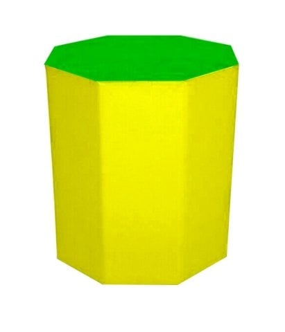 Sekizgen Minder 50x70 cm Yeşil Sarı