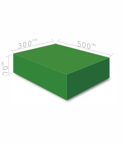 Atlama Puf  Minderi 300x500x70 cm Yeşil