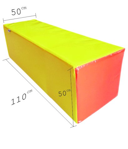 Dikdörtgen Minder 50x50x110 cm Kırmızı Sarı