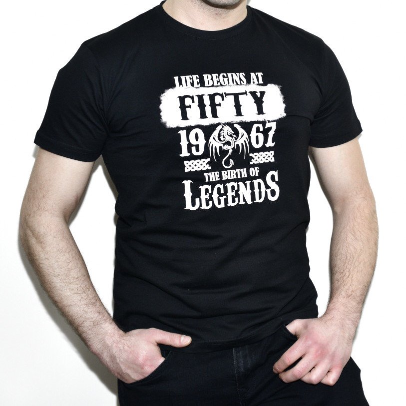 50 Yaş Efsane Tshirt - Limited Edition