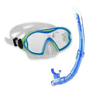 Voit Junior Maske Şnorkel Set (Mavi-Yeşil)