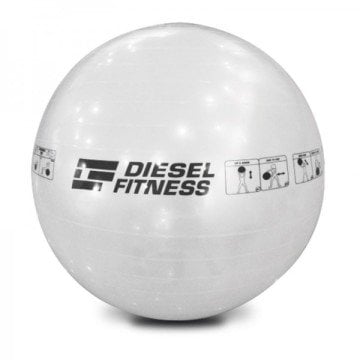 Diesel Fitness Gymball Krem 65 Cm Pompalı
