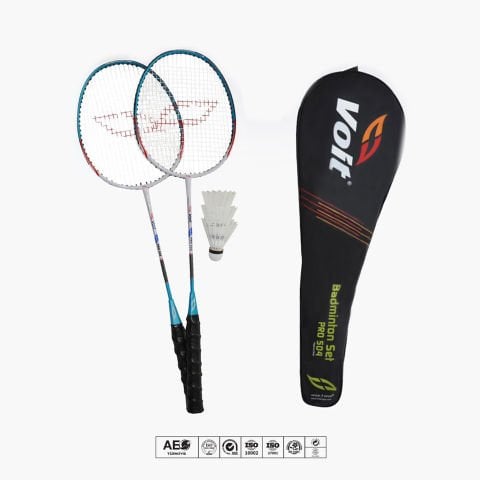 Voit Pro-504 3 Top 2 Raket Badminton Seti