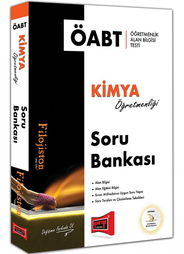 Yargı 2019 ÖABT FİLOJİSTON Kimya Öğretmenliği Soru Bankası Yargı Yayınları