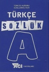 Açı Yayınları İlkögretim Türkçe Sözlük Açı Yayınları