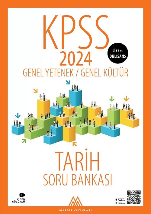 Marsis 2024 KPSS Lise Ön Lisans Tarih Soru Bankası Video Çözümlü Marsis Yayınları