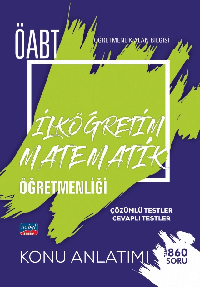 SÜPER FİYAT Nobel ÖABT İlköğretim Matematik Öğretmenliği Konu Anlatımı Nobel Sınav Yayınları