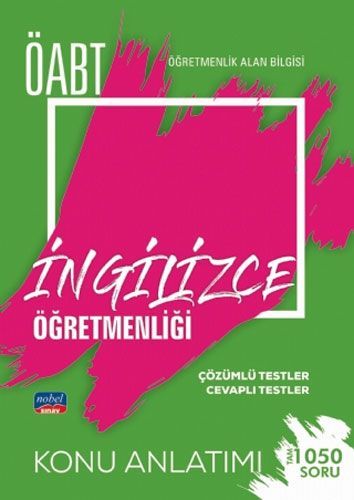 SÜPER FİYAT Nobel ÖABT İngilizce Öğretmenliği Konu Anlatımı Nobel Sınav Yayınları