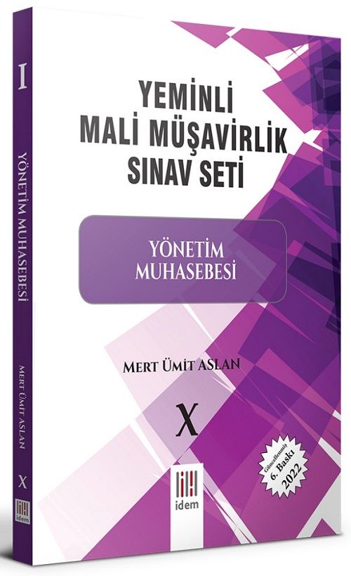 İdem Kitap YMM Yeminli Mali Müşavirlik Seti-10 Yönetim Muhasebesi İdem Kitap