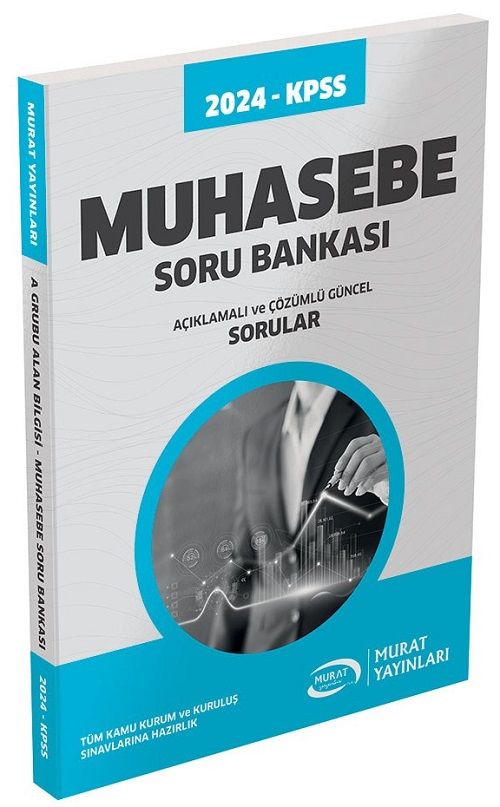 Murat 2024 KPSS A Grubu Muhasebe Soru Bankası Çözümlü Murat Yayınları
