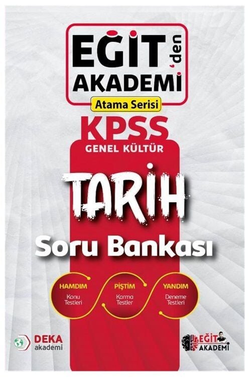 Eğit Akademi KPSS Tarih Atama Serisi Soru Bankası Eğit Akademi