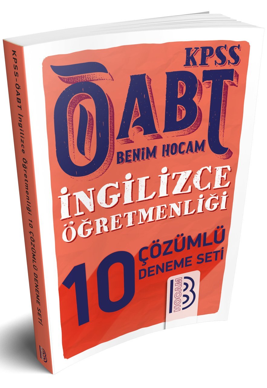 SÜPER FİYAT Benim Hocam 2019 ÖABT İngilizce Öğretmenliği 10 Deneme Çözümlü Benim Hocam Yayınları