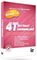 4T Yayınları KPSS A Grubu İktisat 10 Deneme Çözümlü 3. Baskı 4T Yayınları