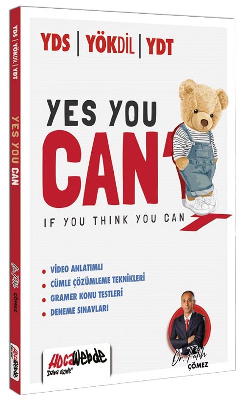 HocaWebde YDS YÖKDİL YDT Yes You Can Hazırlık Kitabı - Fatih Çömez HocaWebde Yayınları