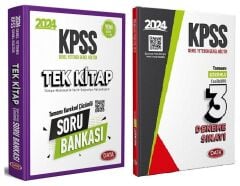 Data 2024 KPSS Genel Yetenek Genel Kültür Soru Bankası + 3 Deneme 2 li Set Data Yayınları