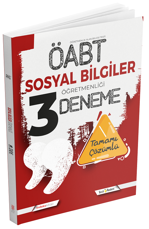 SÜPER FİYAT İndeks Akademi ÖABT Sosyal Bilgiler Öğretmenliği 3 Deneme Çözümlü İndeks Akademi Tercih Akademi Yayıncılık