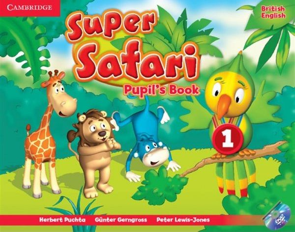 Cambridge Super Safari Level 1 Pupil's Book with DVD-ROM Cambridge Yayınları
