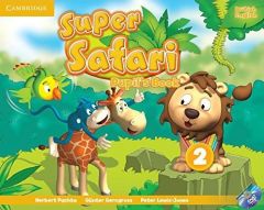 Cambridge Super Safari Level 2 Pupil's Book with DVD-ROM Cambridge Yayınları
