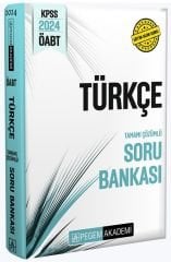 Pegem 2024 ÖABT Türkçe Öğretmenliği Soru Bankası Çözümlü Pegem Akademi Yayınları