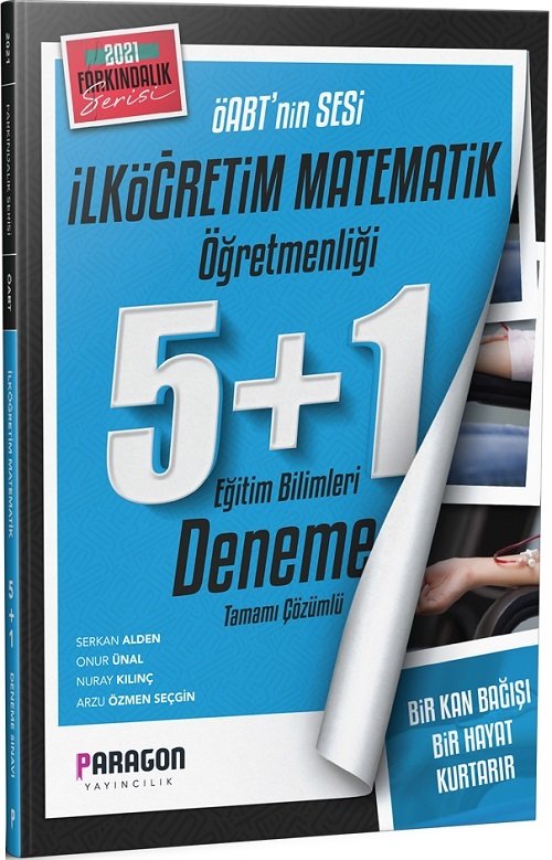 SÜPER FİYAT Paragon ÖABT İlköğretim Matematik Öğretmenliği 5+1 Deneme Paragon Yayıncılık