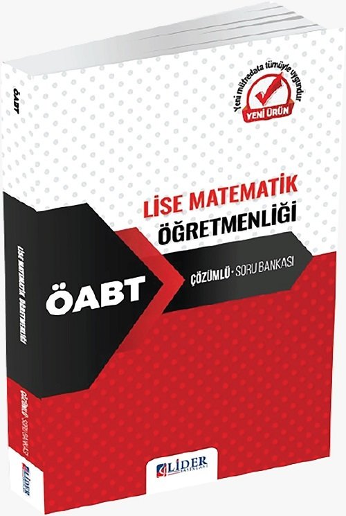 SÜPER FİYAT Lider ÖABT Lise Matematik Öğretmenliği Soru Bankası Çözümlü Lider Yayınları