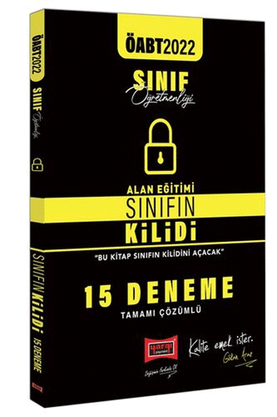 SÜPER FİYAT Yargı 2022 ÖABT Sınıf Öğretmenliği Sınıfın Kilidi Alan Eğitimi 15 Deneme Çözümlü Yargı Yayınları