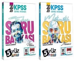 Yargı 2024 KPSS Türkçe+Matematik 5Yüz Soru Bankası 2 li Set Yargı Yayınları