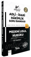 Temsil 2024 Adli İdari Hakimlik İMTİYAZ Medeni Usul Hukuku Soru Bankası 2. Baskı - Ali Sakinci Temsil Yayınları