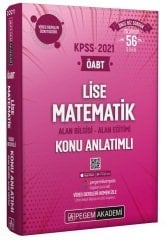 Pegem 2021 ÖABT Lise Matematik Konu Anlatımlı Modüler Set Video Destekli Pegem Akademi Yayınları