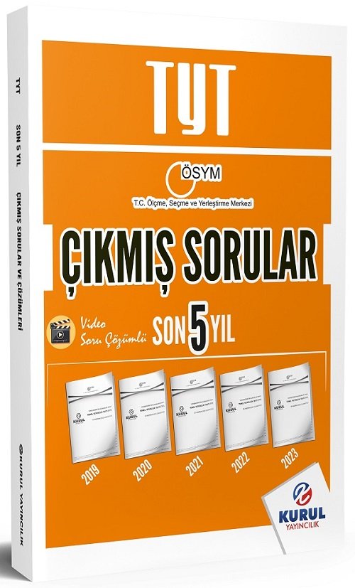 Kurul YKS TYT Son 5 Yıl Çıkmış Sorular Video Çözümlü Kurul Yayncılık