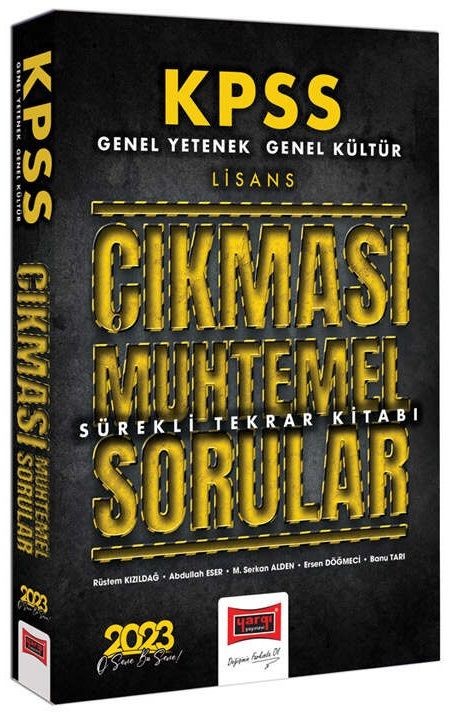 Yargı 2023 KPSS Genel Yetenek Genel Kültür Çıkması Muhtemel Sorular Sürekli Tekrar Kitabı Yargı Yayınları