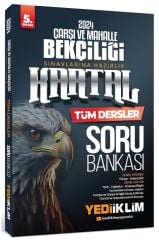 Yediiklim 2024 Çarşı ve Mahalle Bekçiliği Sınavları Tüm Dersler Kartal Soru Bankası 5. Baskı Yediiklim Yayınları