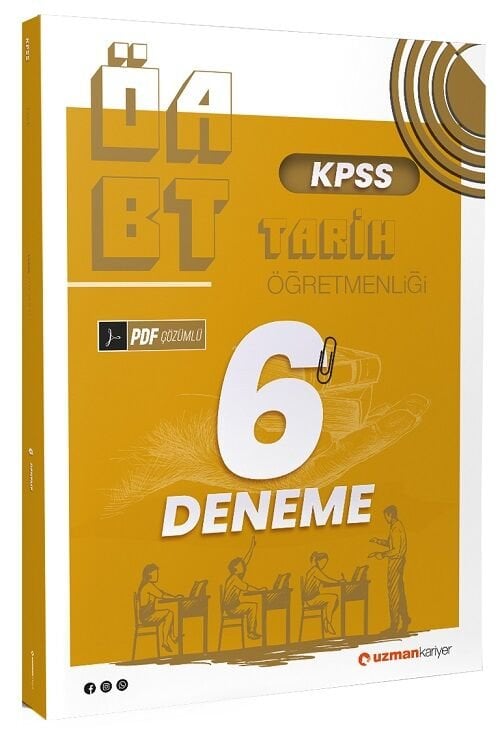 Uzman Kariyer ÖABT Tarih Öğretmenliği 6 Deneme PDF Çözümlü Uzman Kariyer Yayınları