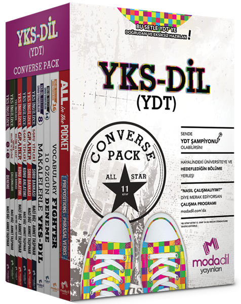 Modadil YKSDİL YDT Converse Pack 11 Kitap Set Modadil Yayınları