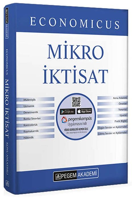 Pegem 2023 KPSS A Grubu Economicus Mikro İktisat Konu Anlatımı Video Destekli Pegem Akademi Yayınları