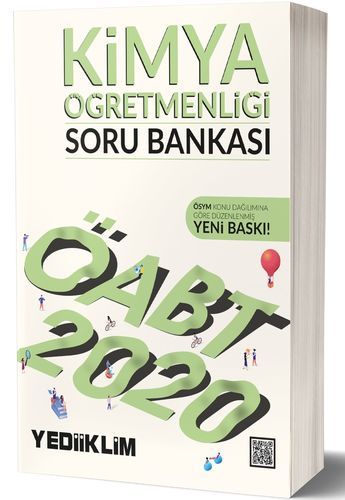 Yediiklim 2020 ÖABT Kimya Öğretmenliği Soru Bankası Çözümlü Yediiklim Yayınları