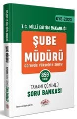 Editör 2023 GYS MEB Milli Eğitim Bakanlığı Şube Müdürü Soru Bankası Çözümlü Görevde Yükselme Editör Yayınları