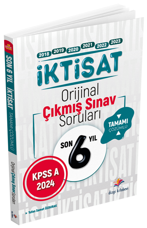 Dizgi Kitap 2024 KPSS A Grubu İktisat Son 6 Yıl Çıkmış Sorular Çözümlü Dizgi Kitap