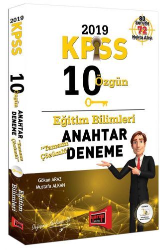 Yargı 2019 KPSS Eğitim Bilimleri Anahtar 10 Deneme Çözümlü Yargı Yayınları